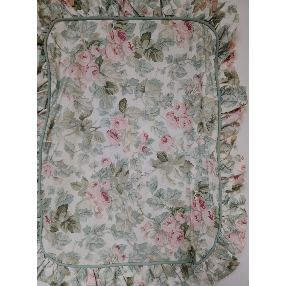 Vintage Laura Ashley Cottage Rose Paisley Twin Comforter Shams Bedskirt
